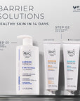 RoC Barrier Renew Day Cream with SPF 30, Moisturizer with Ceramides & Prebiotics to Protect Skin Barrier, (2.5 oz) with Retinol Eye Cream Packette