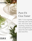 COSRX Pure Fit CICA Toner, 150ml / 5.07 fl.oz | Soothing Korean Toner for Sensitive Skin | Centella Asiatica Facial Toning Water | Korean Skin Care, Not Tested on Animals, Sulfates Free, Paraben Free