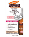 Palmer's Cocoa Butter Formula Moisturizing Skin Therapy Oil for Face with Vitamin E, C & 10 Pure Facial Oil Blend, Rosehip Fragrance, 1 Ounce
