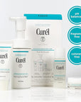Curel Japanese Skin Care Travel Size Toiletries, for Dry, Sensitive Skin, Travel Size Face Wash, Lotion, & Makeup Remover