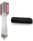 Shark HT212 SmoothStyle Heated Comb + Blow Dryer Brush with Heat Resistant Storage Bag, Dual Mode, for All Hair Types, Silk