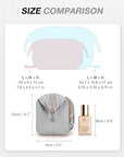 BAGSMART Travel Makeup Bag, Cosmetic Bag Make Up Organizer Case,Large Wide-open Pouch for Women Purse for Toiletries Accessories Brushes