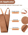 Self Tanner Mitt Applicator - 4 Pack Self Tanning Mitt with Self Tanning Glove for Self Tan Mitt, Back Applicator, Mini Self Tan Glove, Exfoliating Mitt, Tanning Mitts Self Tanner Glove