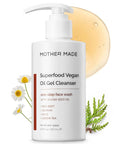 Superfood Hydrating Vegan Oil Gel Face Wash, 6.76 fl.oz | Daily Gentle Cleanser for Sensitive Skin with Natural Oils and Lactic Acid, pH Balancing, Makeup Removing, Korean Skin Care