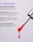 Wonderskin Lip Oil Rehab Serum - Tinted Lip Oil for Women, Hydrating, Moisturizing, and Non-Sticky Bright Red Tint Serum for Dry Lips (Flirt)