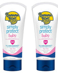 Banana Boat Baby 100% Mineral Sunscreen Lotion SPF 50 Twin Pack | Banana Boat Baby Sunscreen, Sunscreen for Babies, Oxybenzone Free Sunscreen, Banana Boat Lotion Sunscreen SPF 50, 6oz each