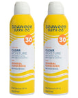Seaweed Bath Co. Clear Moisture Mineral SPF 30 Broad Spectrum Sunscreen Spray, 6 Ounce (Pack of 2), Sustainably Harvested Seaweed, Algae, Coconut