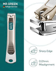 MR.GREEN Nail Clipper 4Pcs Set, Stainless Steel Manicure Pedicure Set, Medical Grade Grooming Kit with Travel Case Gift Box for Man & Woman