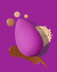 Beautyblender® | Amethyst Beauty Blender Makeup Sponge, Super-Soft Foam Easily Blends Foundations, Powders & Creams, Made in USA, Reusable, Washable, Streak Free Application, Vegan, Cruelty Free