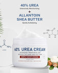 OUKEYA Urea Cream 40 Percent,Foot & Hand Cream for Dry Cracked,Urea Lotion for Feet Maximum Strength
