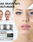 Snail Mucin 92% Moisturizer Daily Face Gel Cream, Hydrating Repair Face Gel Cream, Advanced Snail 92 All In One Cream for Dry & Sensitive Skin, All Skin Types 50g / 1.76oz
