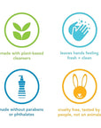 Method Foaming Hand Wash, Violet + Lavender, Reusable Silver Aluminum Bottle, Biodegradable Formula, 10 oz (Pack of 3)