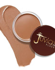 Juvia's Place Bronzed Cream Bronzer - Honey - Smooth Cream Bronzer Pot for Sun-Kissed Glow & Warmth, Buildable & Blendable Makeup Contour with Long-Lasting Matte Shimmer Finish, Highly Pigmented