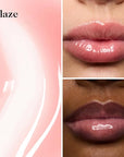 goop Beauty Hydra-Barrier Gel Gloss | Hydrating Lip Gloss to Moisturize & Plump Lips | Hyaluronic Acid & Vitamin E | Glaze - Palest Clear Pink | 0.13 oz