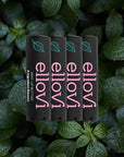 Ellovi Natural Lip Butter Lip Balm - Mint - Pure Enough to Eat - Made With Just 6 Vegan Ingredients - Moisturizing Lip Care for All Day Hydration (4-Pack)