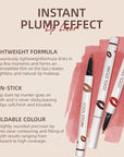 COOL STORY Lip Liner Pencil - Matte Lip Tint Stain Marker - Long Lasting Waterproof 02#
