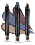 3PCS Cream Eyeshadow Sticks, Neutral Metallic Makeup Pencil For Eyes, Eye Brightener Highlighter, Waterproof & Long Lasting Eye Shadow Stick And Eyeliner Set