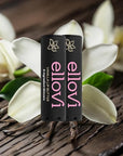 Ellovi Natural Lip Butter Lip Balm - Vanilla - Pure Enough to Eat - Made With Just 6 Vegan Ingredients - 100% Natural & Organic Moisturizing Lip Care for All Day Hydration (2-Pack)