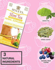 Hyleys Slim Tea Weight Loss Herbal Supplement with Pineapple - Cleanse and Detox - 50 Tea Bags (6 Pack)