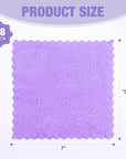 Makeup Remover Cloths 28 Pack - Super Soft Premium Coral Velvet Facial Cleansing Towels 7x7 Inch, Highly Absorbent Microfiber Reusable Washcloths for Face, Eye, Lips