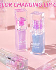 Erinde 2PCS Magic Color Changing Lip Oil, Moisturizing Lip