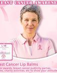 30 Pack Breast Cancer Awareness Favors Balms