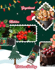 Christmas Essential Oils Set, Fragrance Oil Set for Diffuser, Scent Diffuser Oil for Candle Making-Christmas Cake, Eggnog, Candy Canes, Gingerbread, Mistletoe, Christmas Pudding