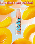 Lip Smacker Rolly Lip Gloss, Classic Roller-Ball Design for a Cooling Sensation, Hydrating & Moisturizing Shine - Peach