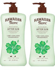 Hawaiian Tropic Lime Coolada After Sun Lotion | After Sun Care, Skin Care, Daily Moisturizing Lotion with Aloe, Cocoa Butter & Shea Butter, 16oz each Twin Pack