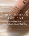 Josie Maran Intensive Creamy Oil - Multi-Tasking Skin Moisturizer & Everything Balm for Dry Lips, Elbows & Full Body Care - Powered by Argan Oil (2.2 Fl Oz)