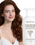 Hair Repair Conditioner for Damaged & Color Treated Hair – Argan Oil, Collagen & Citric Acid - Deep Moisture, Frizz Control, Shine Boost - Sulfate-Free, Paraben-Free, Silicone-Free, 400ml