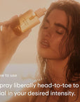 PHLUR Peach Skin Body Mist - Hair & Body Mist Fragrance - Peach, Plum, Bergamot, Milky Sandalwood & White Freesia Body Spray