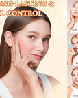 Oil Control Loose Face Powder,Translucent Setting Powder With