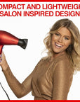 CHI 1875 Series Hair Dryer, Blow Dryer For Ultra-Fast Hair Drying, Reduces Frizz & Increases Shine, Nozzle & Diffuser Attachments