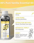 HIQILI 32 Ounces Vanilla Essential Oil, Strong Fragrance for Body Lotion, Candle Making, Soap, Aromatherapy-32 Fl Oz