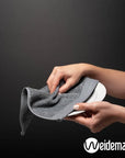 100% Cotton Washcloths Set 13” x 13” | Dark Grey Towels | Set of 12 Ultra Soft and Highly Absorbent Washcloths Sets for Bathroom, Gym, Hotel, Spa | Machine Washable Face Towel