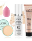 Color Changing Foundation Set,Full Coverage Foundation Liquid Foundation