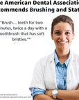Amazon Basics Orbit Toothbrushes, Soft, Full, 4 Count, Assorted Colors (Previously Solimo)