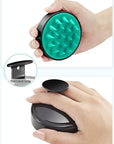 HEETA Scalp Massager Hair Growth, Soft Silicone Scalp Scrubber Shampoo Brush for Exfoliation, Dandruff Removal Head Massage Stress Relax, Wet & Dry Use for Thick Thin Curly Hair Care, Turquoise Black