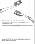 Amazon Basics Orbit Toothbrushes, Soft, Full, 4 Count, Assorted Colors (Previously Solimo) (Pack of 3)