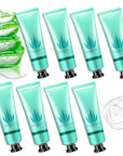 8PCS Aloe Vera Gel for Face & Skin,Organic Aloe Vera Gel,Hydrating After Sun Cream for Travel Size,Moisturizing Lotion for Skincare,After Sun Lotion for All Skin Type(J)