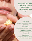 Soothing Face Moisturizer for Sensitive Skin | Super Calming Skin Therapy Face Balm for Dry Aging Delicate & Compromised Skin | Rich Non Greasy Restorative Vegan Face Moisturizer for Women (2 Fl Oz)