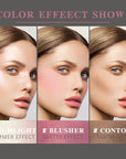 3 Pcs Cream Blush Contour Highlighter Stick for