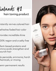 Four Reasons Color Mask - Coffee - (27 Colors) Toning Treatment, Color Depositing Conditioner, Tone & Enhance Color-Treated Hair - Semi Permanent Hair Dye, Vegan and Cruelty-Free, 6.76 fl oz