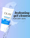 Olay Regenerist Hyaluronic + Peptide 24 Face Wash, Fragrance-Free, 5.0 o