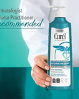 Curel Hydra Therapy In Shower Lotion, Itch Defense Body Moisturizer with Advanced Ceramide Complex, Vitamin E, & Oatmeal Extract, 12 Oz, Pack of 2