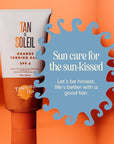 Tanning Club - Tan De Soleil Orange Gel - SPF 6 Sun Tanning Lotion - Botanical Formula for Sun-Kissed Glow - 100ml