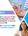 Livingood Daily Colon Cleanse, 56 Vegetarian Capsules - Gut Detox Cleanse Pills & Constipation Relief for Women & Men - Supports Healthy Digestion - Allergen-Free, Gluten-Free, Non-GMO, & Vegan