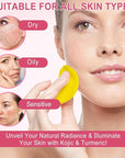 Turmeric cleansing pads,80pcs turmeric cleansing