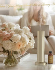 Hotel Diffuser Oil 4 Fl Oz (120ml) - Inspired by W Hotel White Tea Fragrance Oil, Hotel Scent Essential Oil for Diffuser and Crafting, Gift for Women & Men